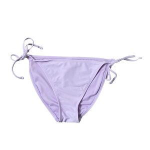 Ninety-Nine Degrees Modest Purple Adjustable Tie Junior’s Bikini Bottoms Size S